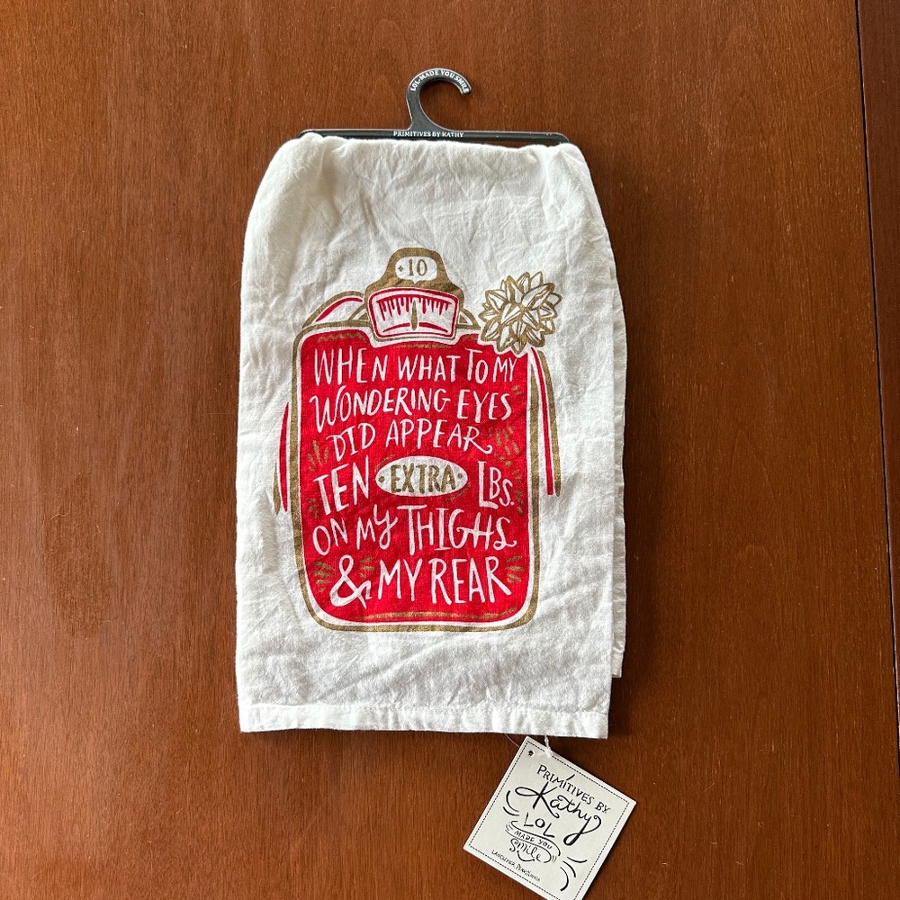 Primitives by Katy Dish Towel - Christmas Theme